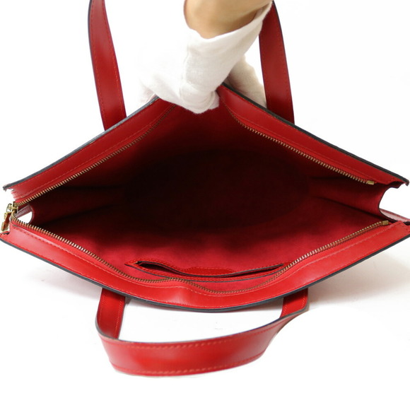 LOUIS VUITTON Handbag Epi Sun Jack M52277 Red Castilean Ladies Leather - Picture 7 of 10